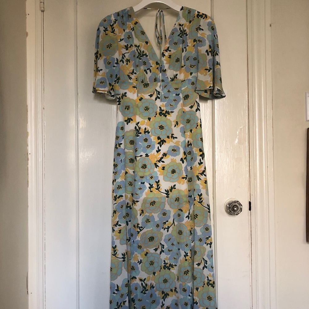 Sandro floral dress NWT